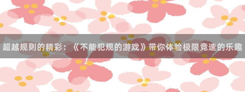 完美电竞没有csgo分区：超越规则的精彩：《不能犯规的游戏》